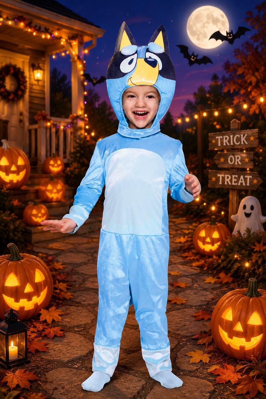 Disguise Bluey Classic Toddler Costume 3T-4T Official Halloween Dress Up